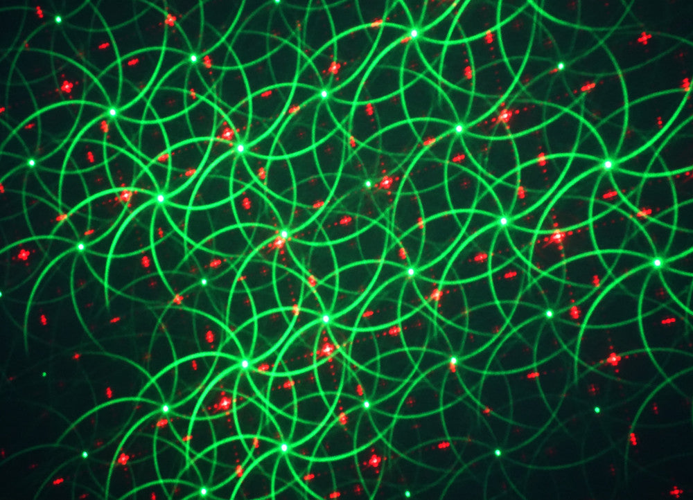 Remote Control Red and Green Laser motion firefly with 12 patterns Las