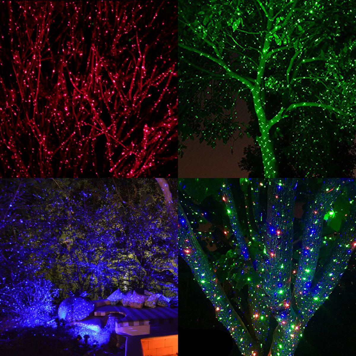 Laser Christmas Projector Lights Outdoor, Tanbaby 3 Color Laser