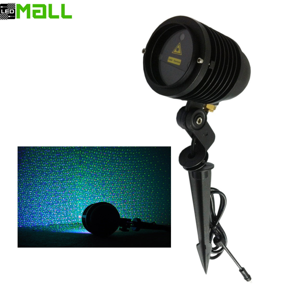 Classic Remote Controllable RGB Laser Christmas Lights with Red, Green