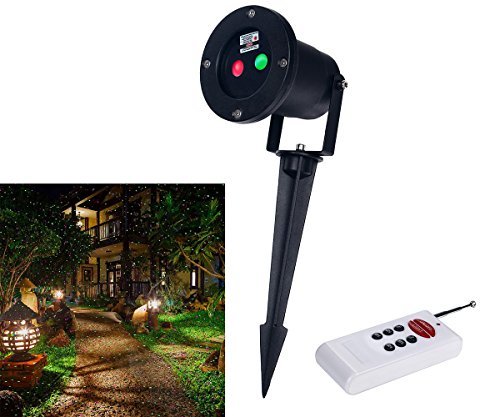 Remote Controllable Laser Christmas, Garden and Landscape Lights Red and Green Laser (static and flash mode) - LedMall