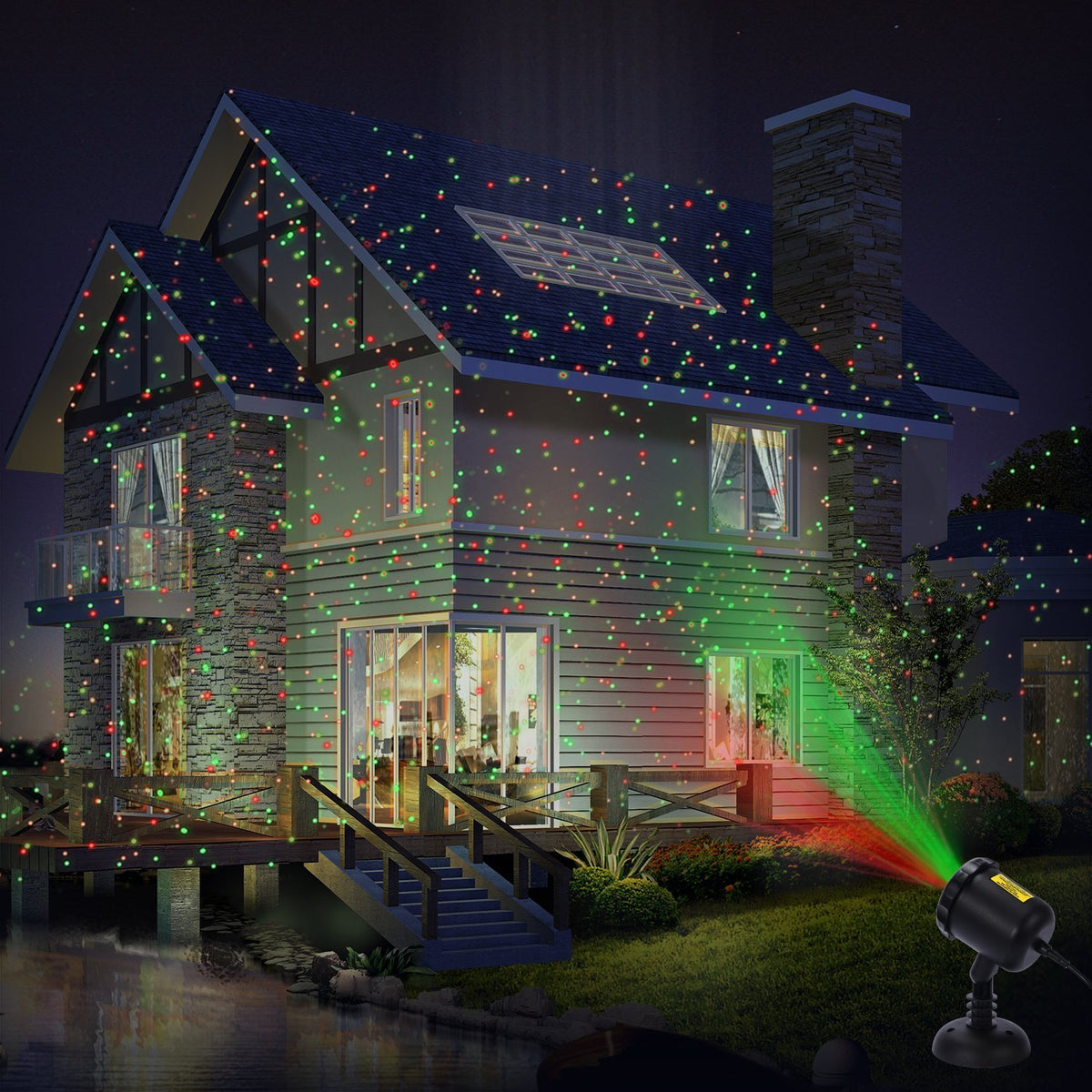 Remote Control Moving firefly Red and Green Laser Lights by LedMall