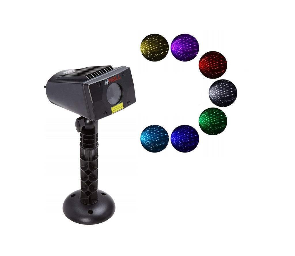 Moving Firefly Ledmall RGB Outdoor Garden Laser Christmas Lights with RF Remote Control and Security Lock